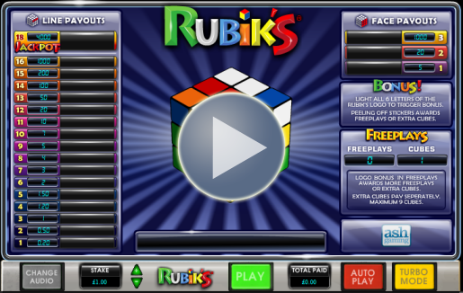 Play Rubik's at Sky Bingo